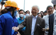 Tổng Bí thư Nguyễn Phú Trọng đến thăm công nhân mỏ than tại Quảng Ninh