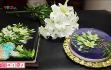 Sắc hoa loa kèn dịu dàng trên phố Hà Nội