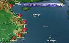 Nhiều rủi ro khi tắm biển mùa mưa bão