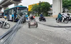 Hà Nội sẽ tăng cường kiểm tra, xử lý xe tự chế chở hàng cồng kềnh gây nguy hiểm