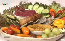 Trổ tài làm đậu nghiền ăn kèm bánh mì, rau củ nướng