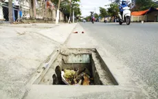 Mất tấm chắn rác hố ga - Nhiều mối nguy khó lường