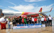 Khánh Hòa đón chuyến bay đầu tiên đưa khách du lịch Hàn Quốc tới Việt Nam