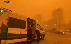 Bão cát nghiêm trọng tại Iraq và Kuwait