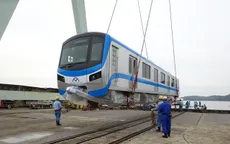 Hai đoàn tàu cuối cùng thuộc tuyến Metro số 1 đã về đến TP Hồ Chí Minh