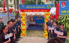Sôi nổi hội trại "Tuổi trẻ Công an Thủ đô học tập, thực hiện Sáu điều Bác Hồ dạy"