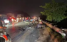 Xe phân khối lớn va chạm liên hoàn, 5 người thương vong