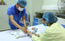 Số trẻ đi khám tại Bệnh viện Nhi Trung ương tăng cao
