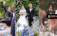 Yonghwa (CNBLUE) và Lee Sang Yoon phát biểu tại hôn lễ của Jang Na Ra