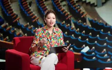 Trang phục lạ mắt của BTV Ngọc Trinh khi lên hình