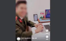 Xử phạt chủ quán cắt tóc mặc trang phục công an khoe lên mạng xã hội