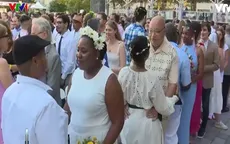 Đám cưới của 500 cặp đôi sau đại dịch