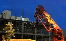 Sập cần cẩu bơm bê tông khiến 2 người tử vong, 2 bị thương