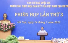 Thủ tướng chủ trì phiên họp lần thứ 3 của Ban Chỉ đạo triển khai các cam kết tại COP26