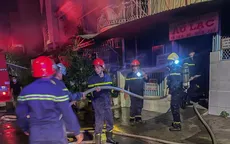 Cháy quán ăn do rò rỉ bình gas