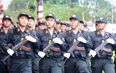 Công an TP Hồ Chí Minh ra mắt Trung đoàn Cảnh sát cơ động dự bị chiến đấu