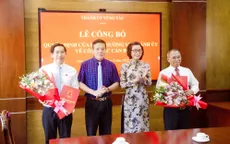 Thành ủy Vũng Tàu công bố và trao quyết định về công tác cán bộ