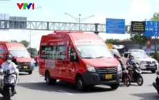 Tuyến xe bus đầu tiên chạy qua 3 tỉnh thành