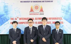 Cả 4 thí sinh Việt Nam dự thi Olympic Tin học quốc tế 2022 đều giành huy chương