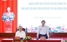 Triển khai quyết định kiểm tra tại Ban cán sự Đảng Tòa án Nhân dân tối cao
