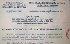 Thành phố Hồ Chí Minh ra quy chế quản lý nghệ sĩ khi đi công tác ở nước ngoài