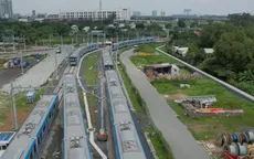 Chạy thử tuyến metro số 1 Bến Thành - Suối Tiên