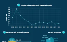 [INFOGRAPHIC] Kinh tế 8 tháng năm 2022 tiếp tục khởi sắc