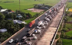 Nguy cơ quá tải cao tốc từ TP Hồ Chí Minh về các tỉnh Tây Nam bộ