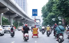 Phân làn đường Nguyễn Trãi: Nhiều phương tiện chưa tuân thủ quy định