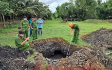 Phát hiện bãi chôn lấp chất thải nguy hại rất lớn tại Trà Vinh