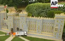 Lâu đài Windsor được làm hoàn toàn bằng lego
