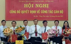 Bà Rịa - Vũng Tàu điều động, bổ nhiệm nhiều vị trí lãnh đạo