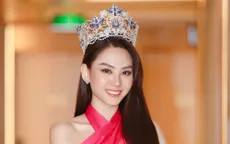 Hoa hậu Mai Phương bất ngờ bán đấu giá vương miện sau 1 tháng đăng quang