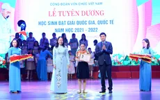 Tuyên dương học sinh giành giải quốc gia, quốc tế năm học 2021-2022