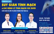 Chẩn đoán, điều trị suy giãn tĩnh mạch và các bệnh lý tĩnh mạch chi dưới bằng phương pháp hiện đại