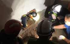 Cứu hộ kỹ sư điện rơi xuống hố kỹ thuật sâu 10m
