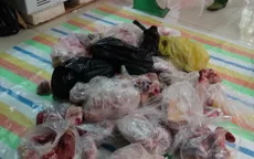 Bắt giữ gần 90 tấn thực phẩm đông lạnh bẩn