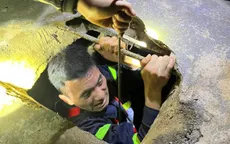 Giải cứu hai cha con bị rơi xuống giếng sâu hơn 20m
