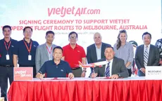 Lãnh đạo Vietjet cùng Bộ trưởng bang Victoria (Úc) công bố đường bay thẳng giữa TP Hồ Chí Minh và Melbourne từ ngày 31/3/2023