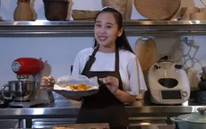 MC Tuyết Ngân trổ tài làm tôm chiên trứng muối