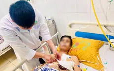 Cứu sống bệnh nhân thủng tim do lưỡi cưa văng vào ngực