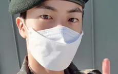 Jin (BTS) chia sẻ hình ảnh mới sau khi kết thúc kỳ huấn luyện cơ bản