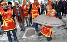 Độc đáo trò chơi dân gian pháo đất