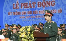 Bộ Quốc phòng tổ chức lễ phát động 'Tết trồng cây đời đời nhớ ơn Bác Hồ' Xuân Quý Mão