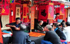Hội chợ chữ Xuân Văn Miếu Quốc Tử Giám trở lại sau hai năm tạm dừng