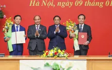 Công bố quyết định bổ nhiệm 2 Phó Thủ tướng Trần Lưu Quang và Trần Hồng Hà