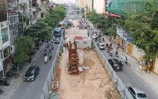 Hôm nay (1/2), phân luồng giao thông làm cầu vượt nút giao Chùa Bộc-Phạm Ngọc Thạch
