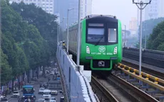 Tàu điện Cát Linh - Hà Đông bất ngờ gặp sự cố, dừng giữa đường