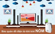 Bảo quản đồ điện tử khi trời nồm