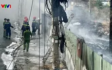 Đốt rác cháy dây hạ thế, 260 nhà ở Biên Hòa mất điện